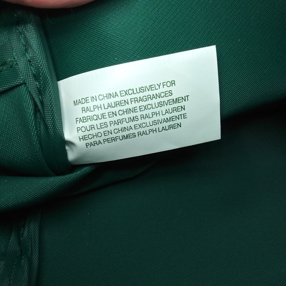 Vintage Men's Polo Ralph Lauren Green Canvas Toiletry Bag - Picture 9 of 10